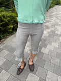 Ruffle Hem Capris