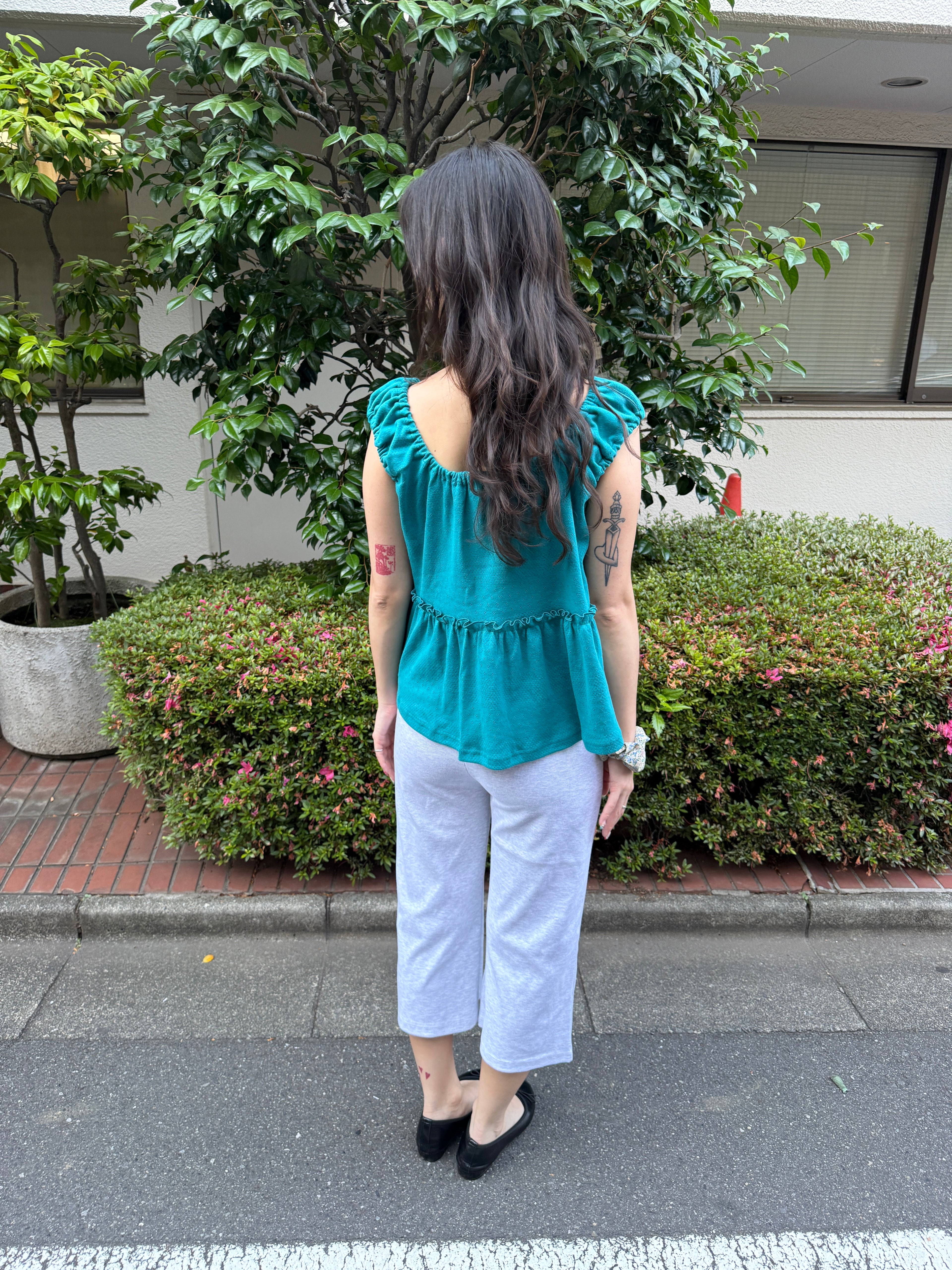 Puff Sleeve Baby-Doll Blouse