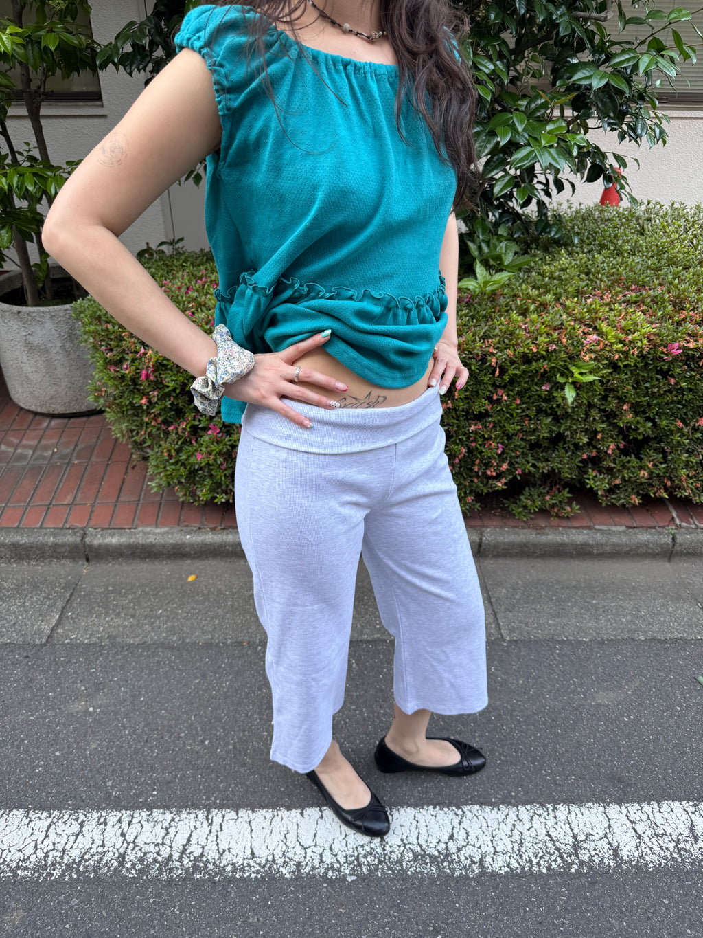 Wide-Leg Capris