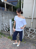 Slouchy Off-Shoulder Tee
