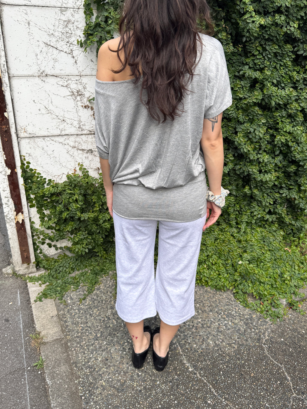Slouchy Off-Shoulder Tee