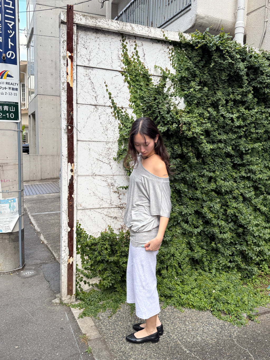 Slouchy Off-Shoulder Tee