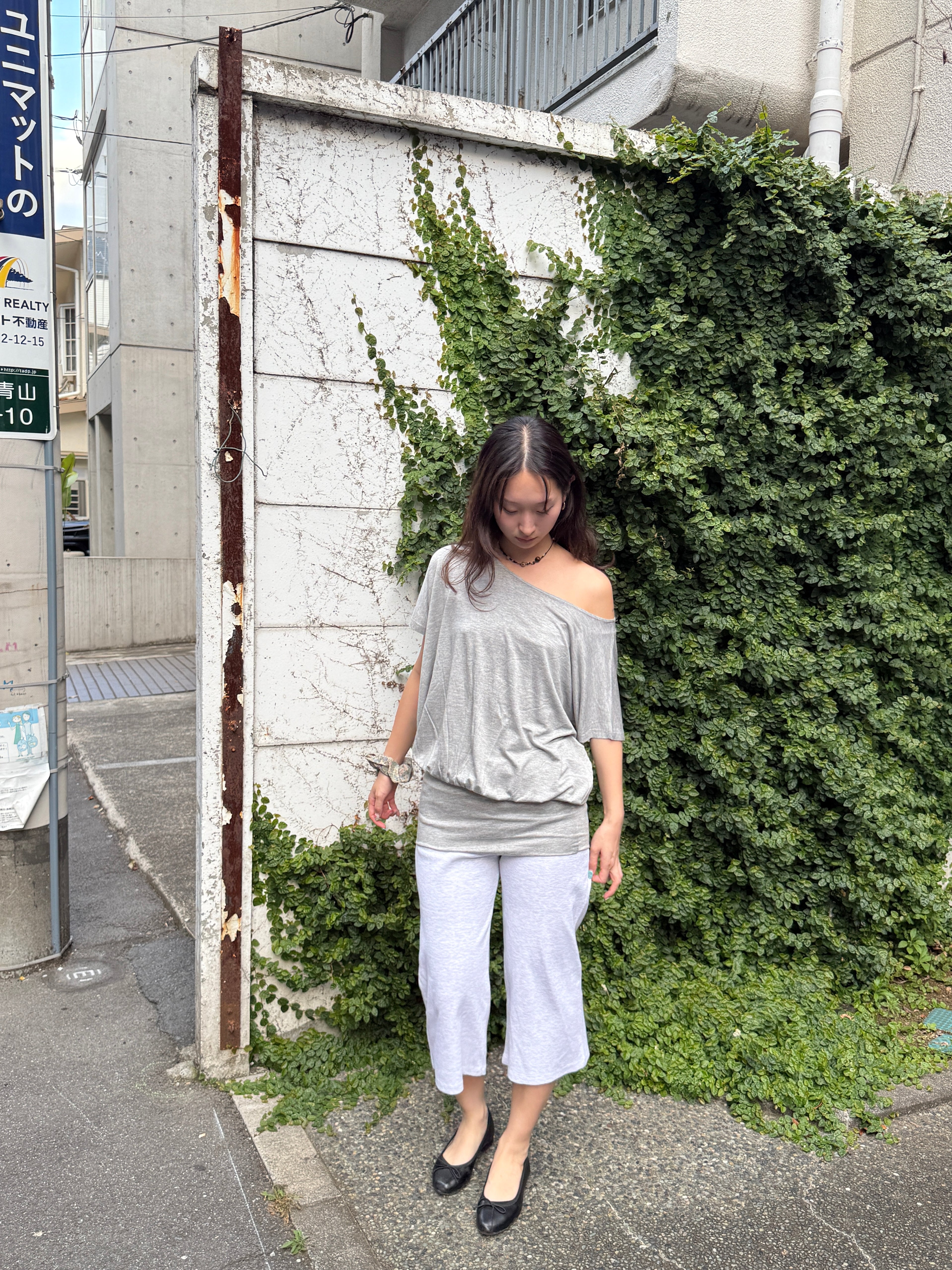 Slouchy Off-Shoulder Tee